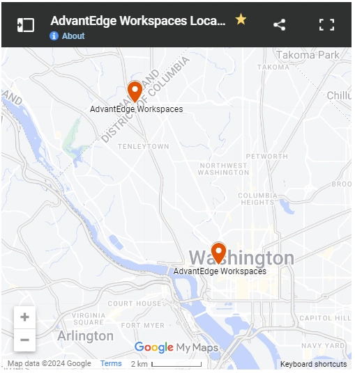 Google map location 2101 L street Washington DC